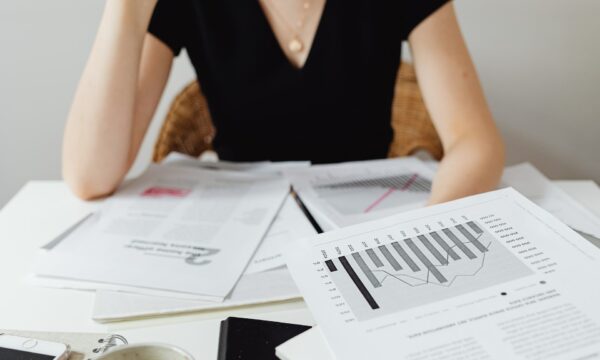 Close-Up Photo of Accounting Documents